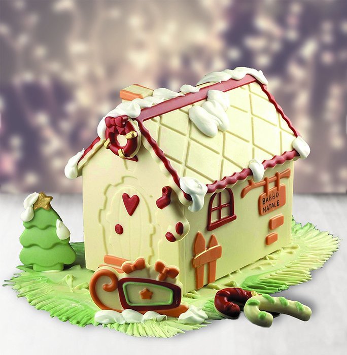 Silikomart HSH01 Silicone Let's Celebrate Bakeware Collection Cake Pan, Gingerbread N3