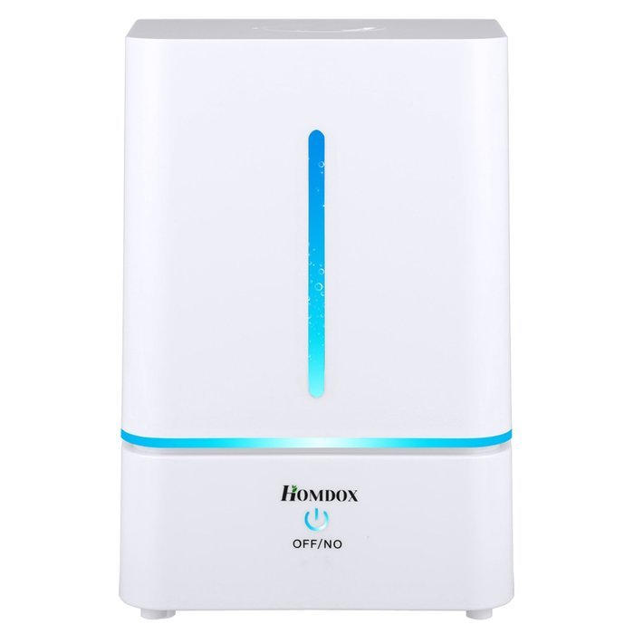 Homdox 4L Ultrasonic Cool Mist Humidifier, Aroma Essential Oil Diffuser Zero Noise, Built-in Water Purifier, Waterless... N2