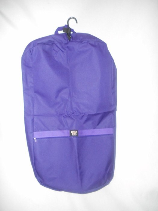 36 Inch Garment Bag 600 Denier Polyester,two Pockets,carry on Bag Made in U.s.a. (Gray) N8
