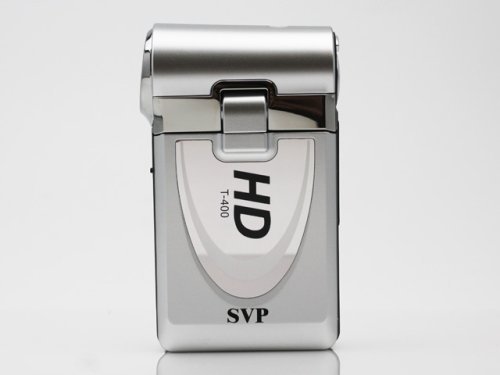 SVP T400-Silver 1280x720p True HD Camcorder with 2.4 LCD (SVP 16GB SDHC Memory Card Included)" N3