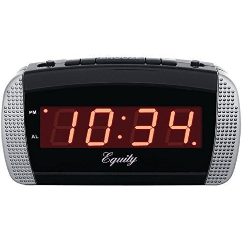 New EQUITY BY LA CROSSE 30240 Super-Loud LED Alarm Clock