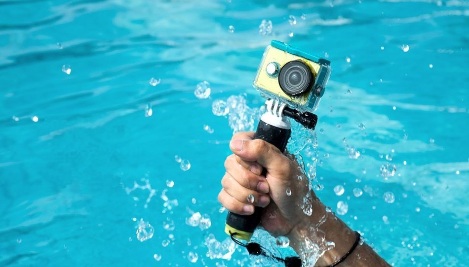 YI Action Camera Underwater Accessory Bundle Waterproof Case Floating Grip N6
