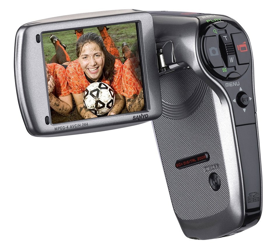 Sanyo Xacti VPC-CG9 9MP Flash Memory Camcorder with 5x Optical Zoom (Black) (Discontinued by Manufacturer) N12