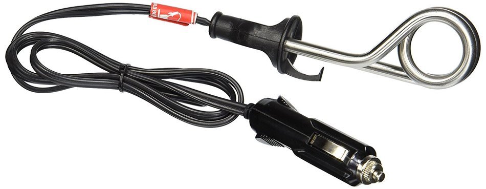 Ovente CH112 12V Portable Travel Car Immersion Heater, Black N2
