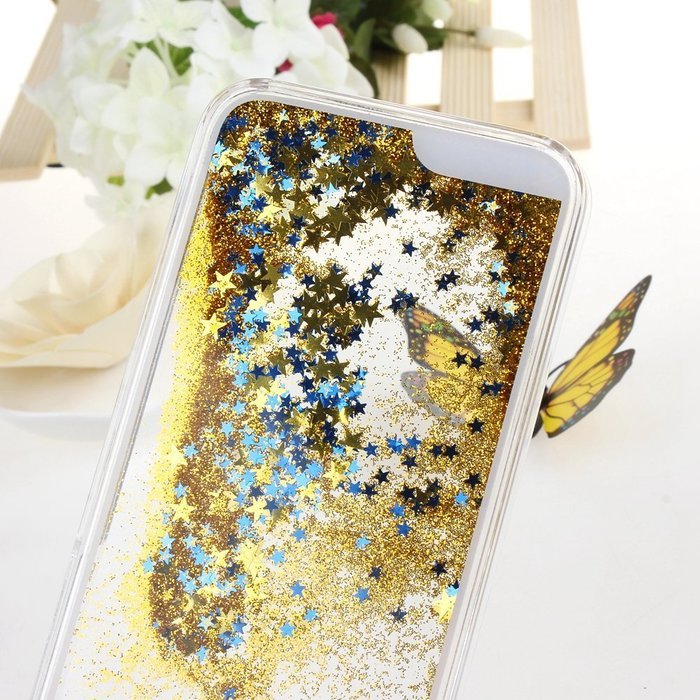 iPhone 7 Case, PHEZEN Christmas Tree Santa Claus Design Cool Quicksand Moving Stars Bling Glitter Floating Dynamic... N20