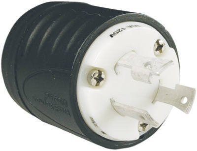 Pass & Seymour #L530PCCV3 30A 125V Black Lock Plug by Pass & Seymour
