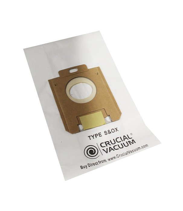 8 Eureka Style Ox & Electrolux Style S Paper Micro Allergen Bags, Compare To Part # 61230, Designed & Engineered... N4