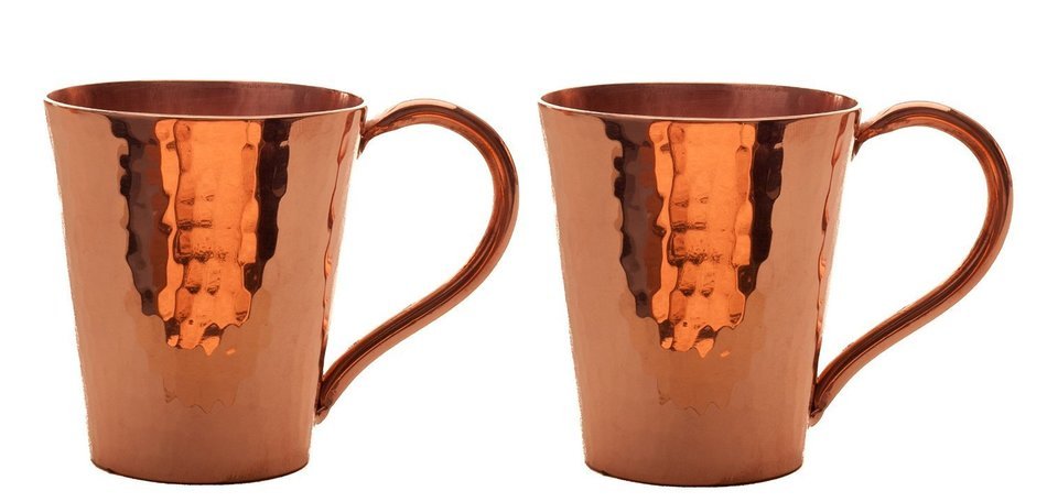 Sertodo Sharpshooter Shot Cups, set of 4, Hammered Copper, 2 fluid ounces N9