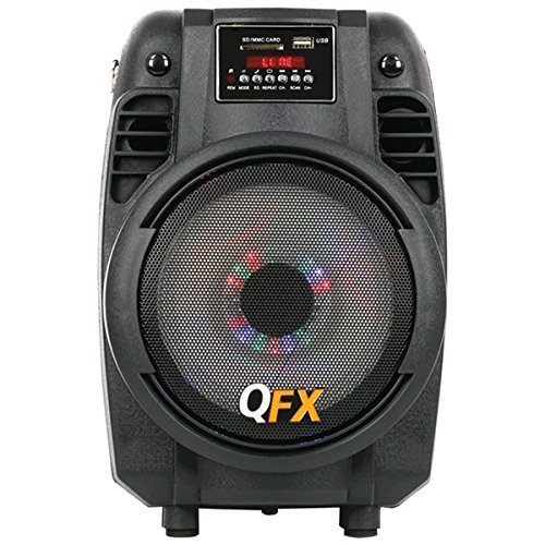 New QFX PBX-710700BTL 6.5" Portable Bluetooth Party PA Speaker