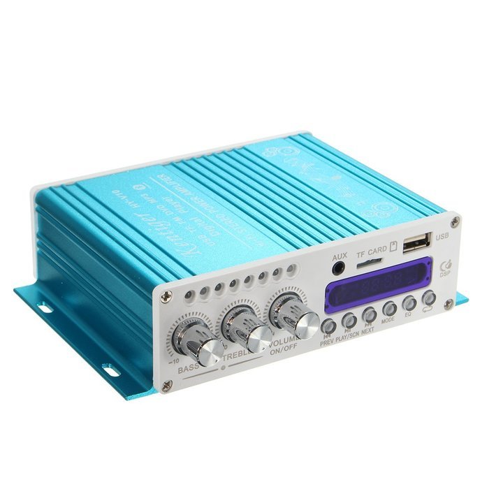 Bluetooth Car Amplifier, ELEGIANT Mini Hi-Fi Stereo Audio AMP with Remote Control,Support FM/MP3/TF/USB/DVD for... N4