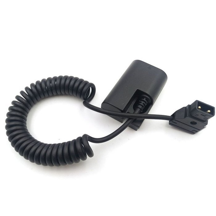 Eonvic D-Tap to Canon LP-E6 Dummy Battery Adaptor Power Coiled Cable N4
