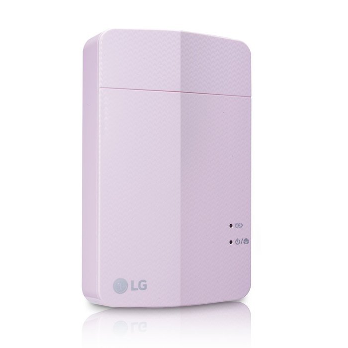 LG PoPo Pocket Photo 2 PD239 Mini Portable Mobile Photo Printer +30 Zink Paper Sheet for Android & iOS, Pink