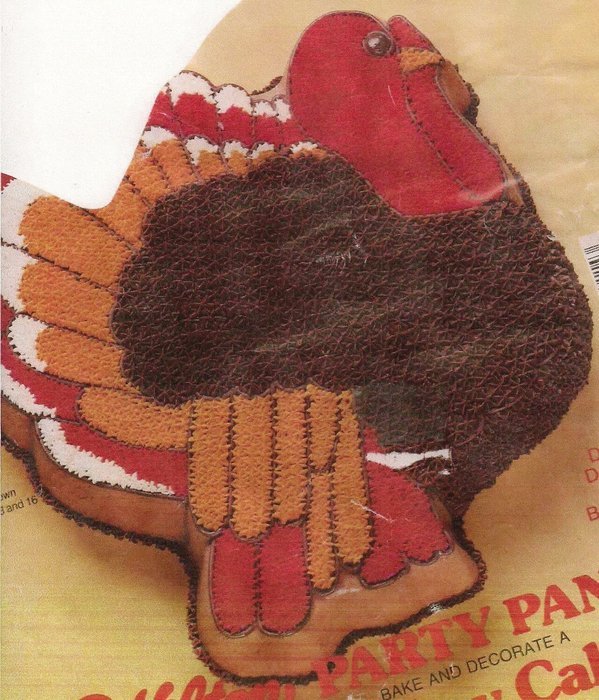 Wilton Turkey Thanksgiving Holiday Cake Pan (502-2634, 1979) Retired