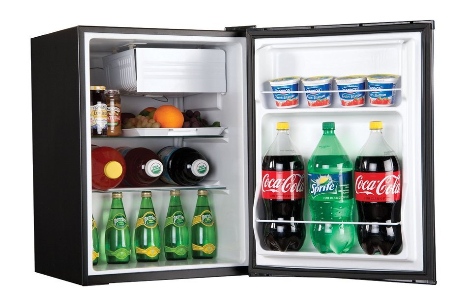 Haier HC27SF22RB 2.7 Cubic Feet Refrigerator/Freezer, Black