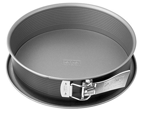 Zenker 6902 "Energy" Springform With Flat Base, Anthracite Silver, 9.45"