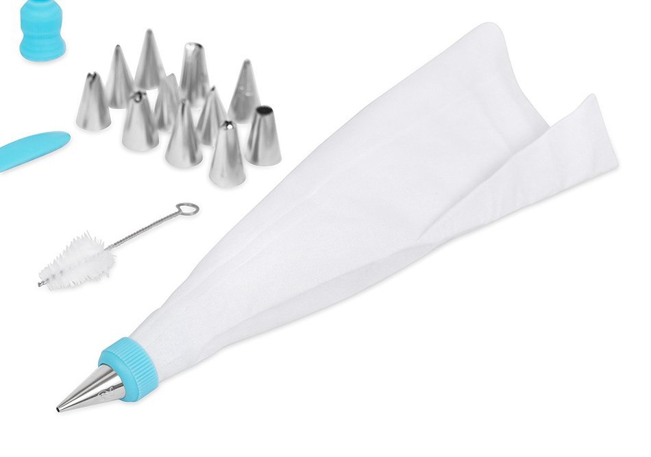 Internet&rsquo;s Best Stainless Steel Cupcake Decorating Tips Set | 12 Decorating Tips | Icing Frosting Dessert Cupcake... N8