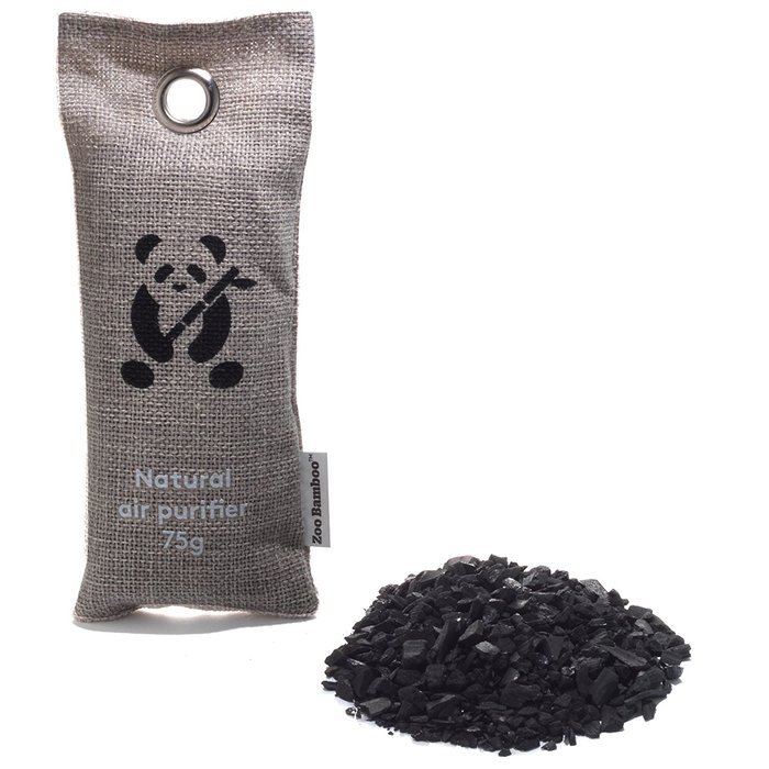 Bamboo Charcoal Air Purifiers by ZooBamboo - Fragrance Free Odor Eliminator Freshener and Dehumidifier for Smokers... N7