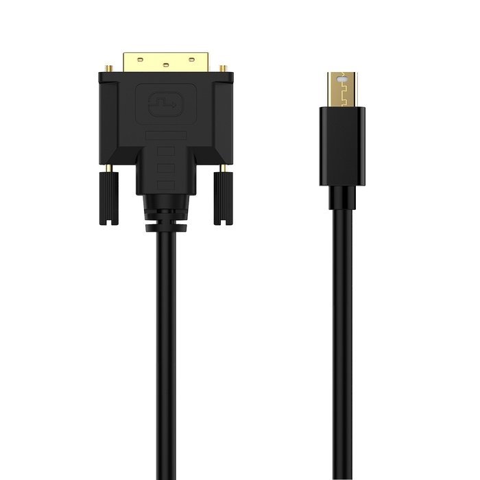 Mini DP to DVI, Rankie 6FT Gold Plated Mini DisplayPort (Thunderbolt Port Compatible) to DVI Cable - R1103 N3