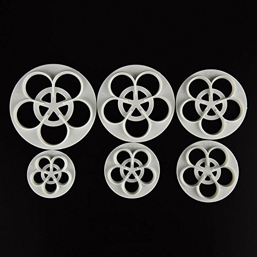reentry-phenomenon Fondant Cake Sugar craft Decor Cookie Rose Flower Mold Gumpaste Cutter Tool