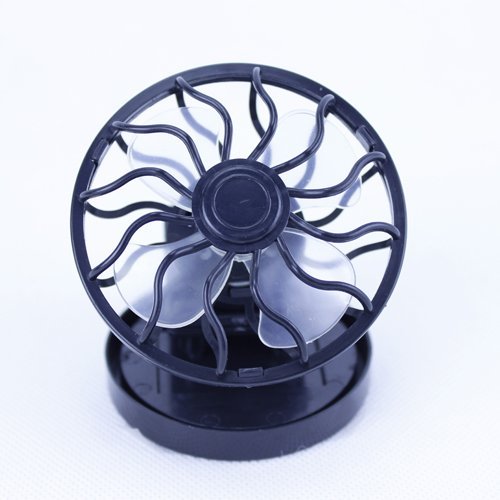 Meanhoo Solar Cell Fan Sun Power Energy Panel Clip-on Cooling Cooler Camping Hiking BY Camping Hiking Outdoor N2
