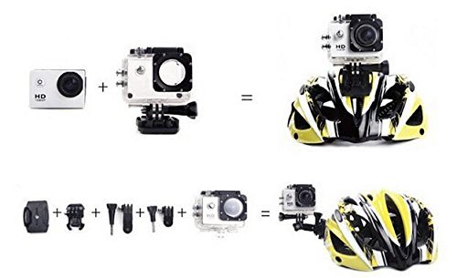 Happycamping SJ4000 Sports Action Camera 1080P 1.5 Inch 140 Degree Wide Angle Outdoor Sports Home Security HD... N5