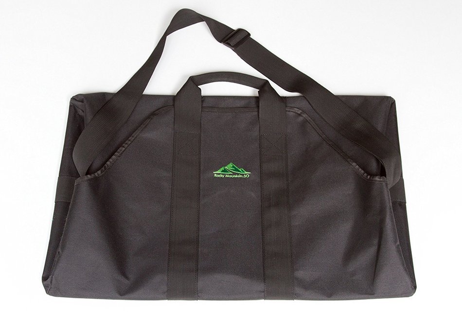 Firewood Carrier with Shoulder Strap Designed for Easier Loading of Large Loads with Less Debris on You and Your... N4