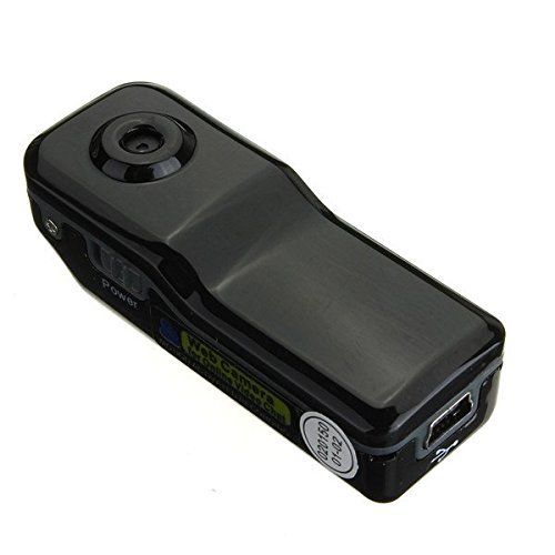 Mini WiFi Web Camera Wireless IP MD81S Removable Card Black