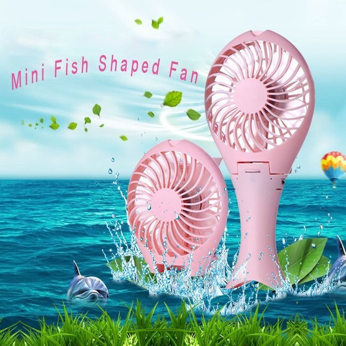 Niceshop Handfan Rechargeable Fans Portable Battery Fan USB Mini Foldable Personal Cooling with Umbrella Hanging... N6