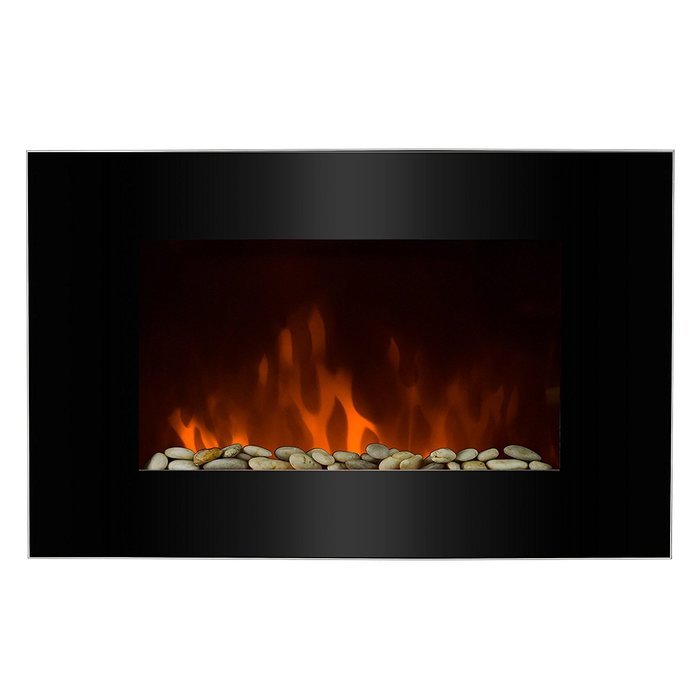 AKDY 36" Tempered Glass Wall Mount 2 Settings LED Backlights 1500W Electric Fireplace Stove w/ Remote Control... N4
