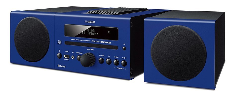Yamaha MCR-B043RE Desktop Audio System, Red N6