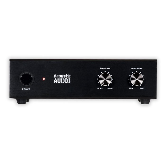 4 Acoustic Audio IWS10 In-Wall/Ceiling 10" Home Theater Passive Subwoofers and 4 Amplifiers IWS10A-4S
