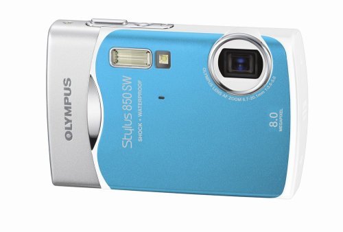 Olympus Stylus 850SW 8MP Digital Camera with 3x Optical Zoom (Yellow)