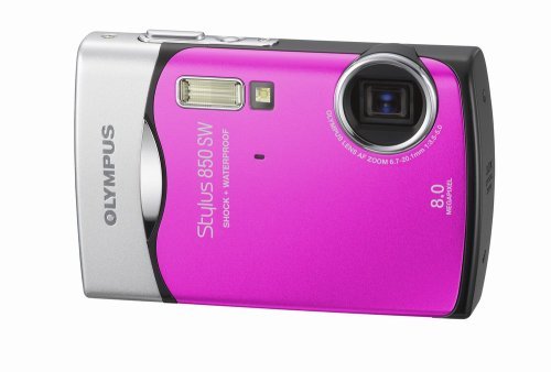 Olympus Stylus 850SW 8MP Digital Camera with 3x Optical Zoom (Yellow) N3