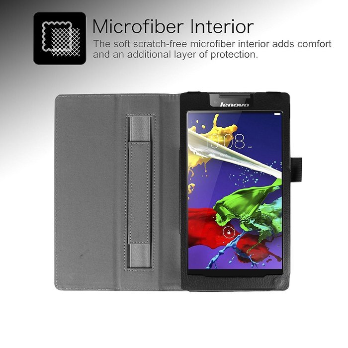 Lenovo Tab 2 A7 Case - e-PlanetPro Premium PU Leather Folio Stand Cover for Lenovo Tab 2 A7-30 / A7-20 / A7-10... N2