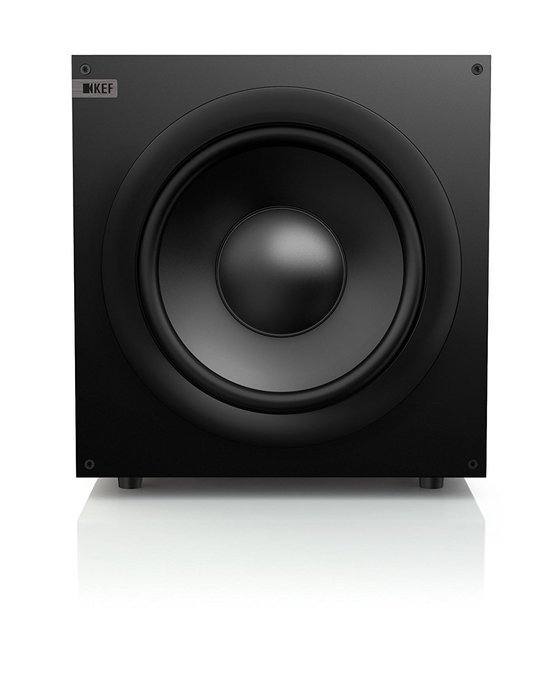KEF Q400 Front Firing Powerful Subwoofer - Black Ash (Single)