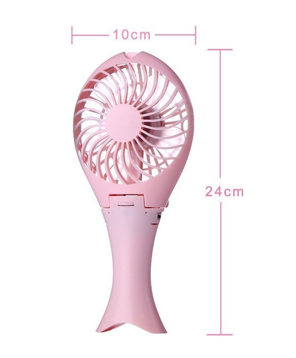 Niceshop Handfan Rechargeable Fans Portable Battery Fan USB Mini Foldable Personal Cooling with Umbrella Hanging... N9