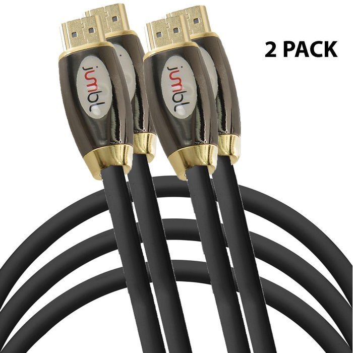 2 Pack High-Speed HDMI Category 2 High-End Cable, Metal Shell, OFC and CL3 rated 35 Feet Supports 3D Resolution... N3