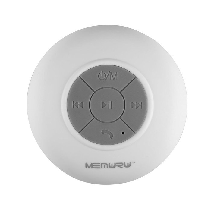 Memuru MS2L19 Bluetooth Shower Speaker With FM White N11