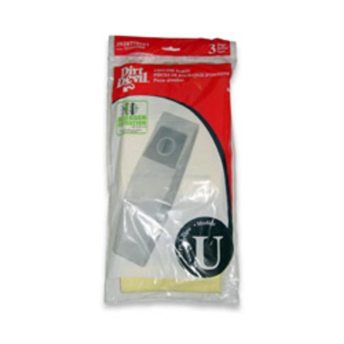 Dirt Devil Type U Microfresh Vacuum Bags (3-Pack), 3920750001