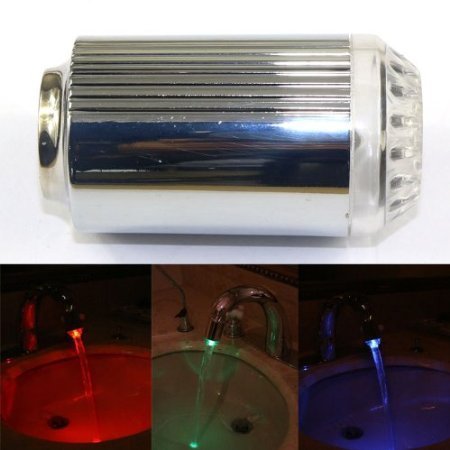 RioRand RGB LED Light Water Faucet With Temperature Sensor