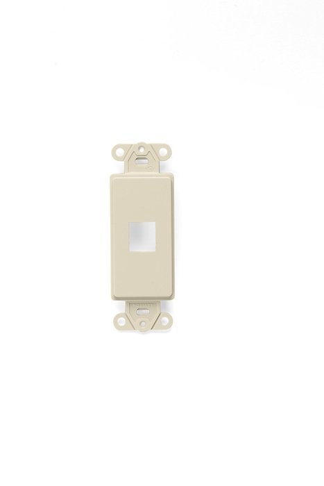 LEVITON 41643-T 3-Port QuickPort Decora Platform, Light Almond N16