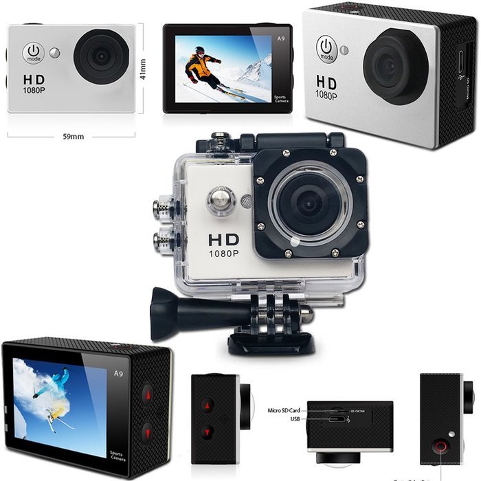 KoolCam AC200 Waterproof ACTION Camera / Camcorder HD 1080p + COMPLETE Accessories Kit Includes: Head Strap +... N2