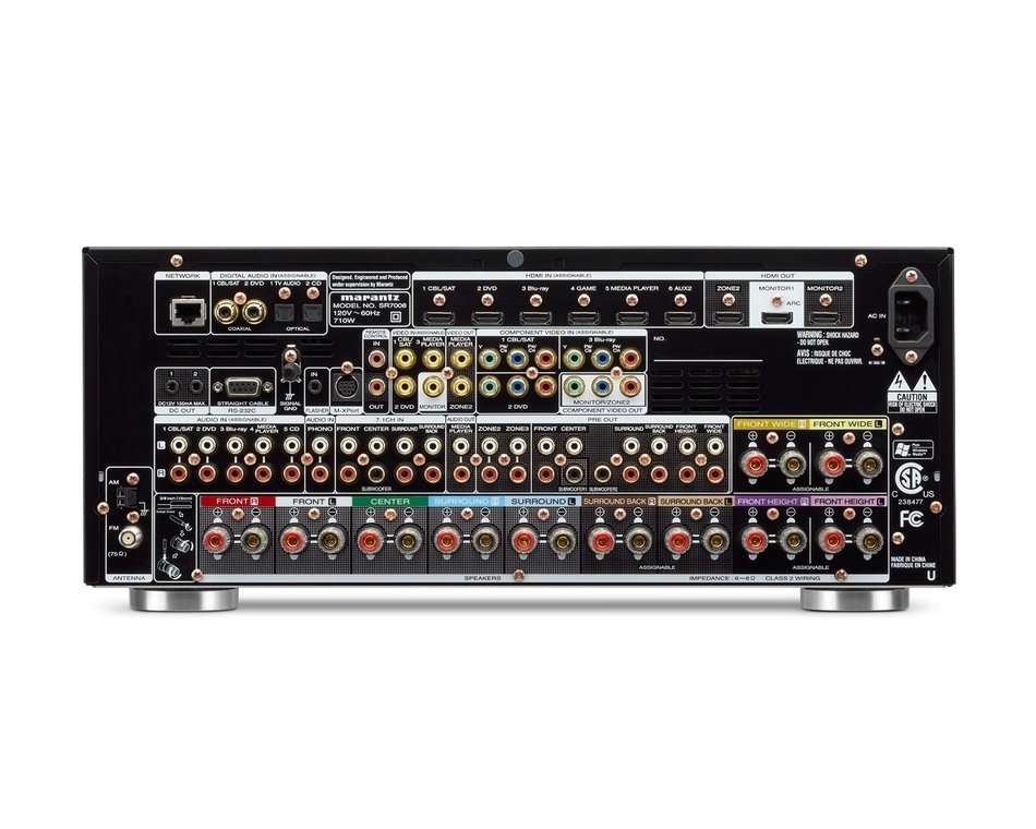 Marantz SR7008 9.2-Channel 1080P and 4K Ultra HD Pass Through, Networking Home Theater Receiver with AirPlay (...