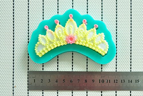 WilsonBaking Love Collection - Princess Crown Headband Mold Decorations Silicone Mold Silicone Fondant Lace Molds...