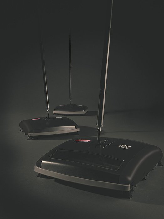 Rubbermaid Commercial Executive Series Galvanized Steel Floor and Carpet Sweeper N3