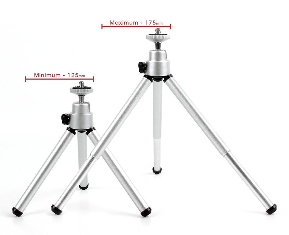Practical Miniature Tripod For Use With FujiFilm S2950, FinePix X-Pro1 & HS20 SLR Camera, With Adjustable Plate N4