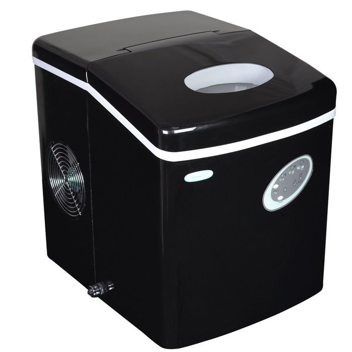 NewAir AI-100R 28-Pound Portable Icemaker, Red N5