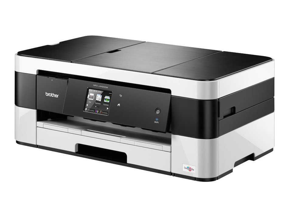 Brother Printer MFCJ4420DW Wireless Color Inkjet All-In-One with Scanner, Copier and Fax Printer, Amazon Dash... N2