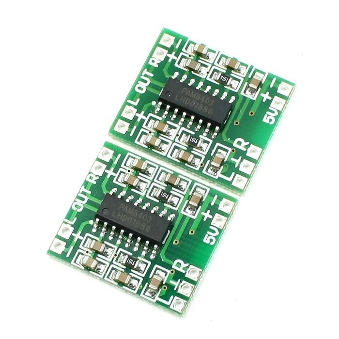 Dr. Queen PAM8403 Mini Digital USB Power Amplifier Board Class D 2*3W 2.5-5V input 2 Pack