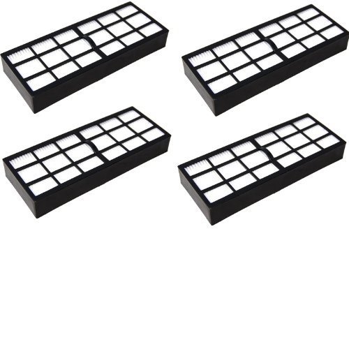 HQRP Filter 4-Pack for Eureka WhirlWind 3272 3272AV, WhirlWind Plus 3279AZ, 3277AVZ, 3277AVZX Upright Vac Vacuum... N2